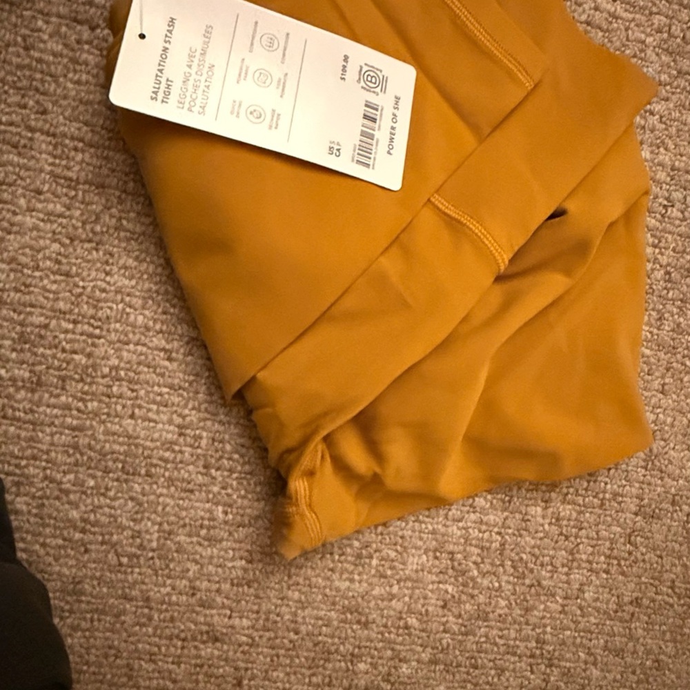 Athleta Golden Yellow Leggings